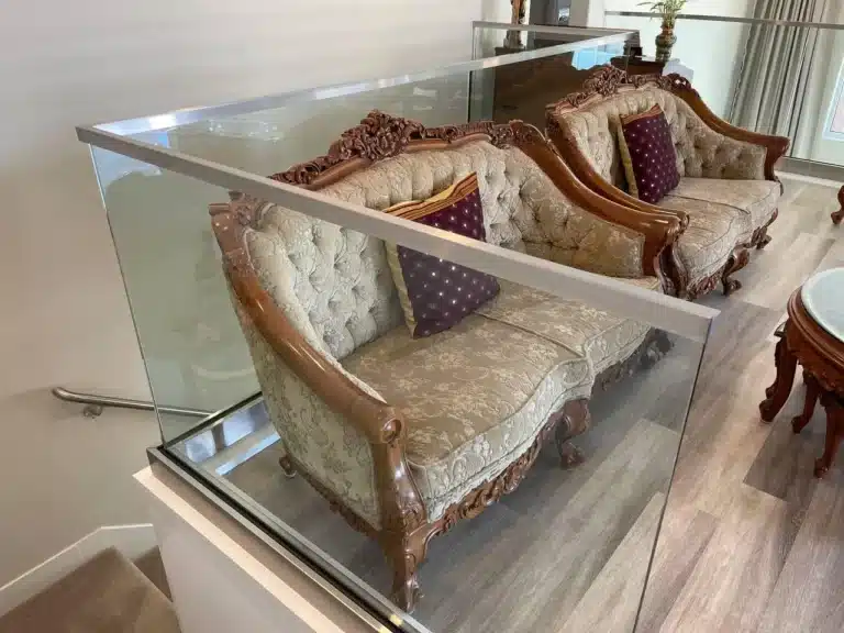 Stainless steel Channel glass raling system