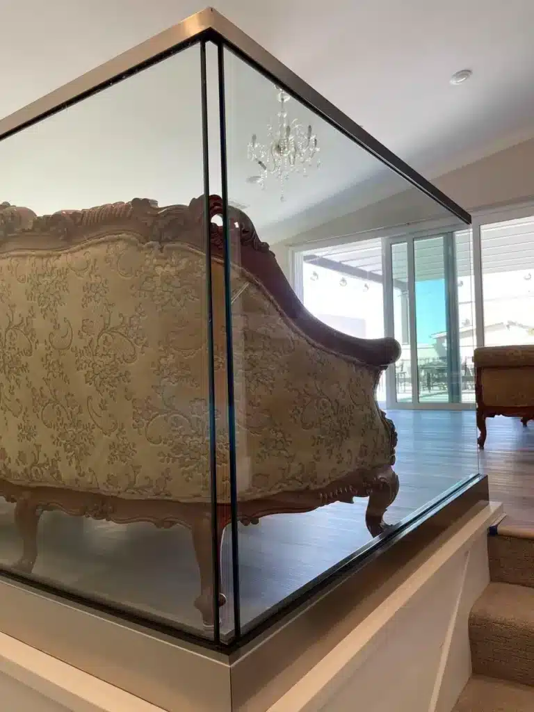 Stainless steel Channel glass raling system