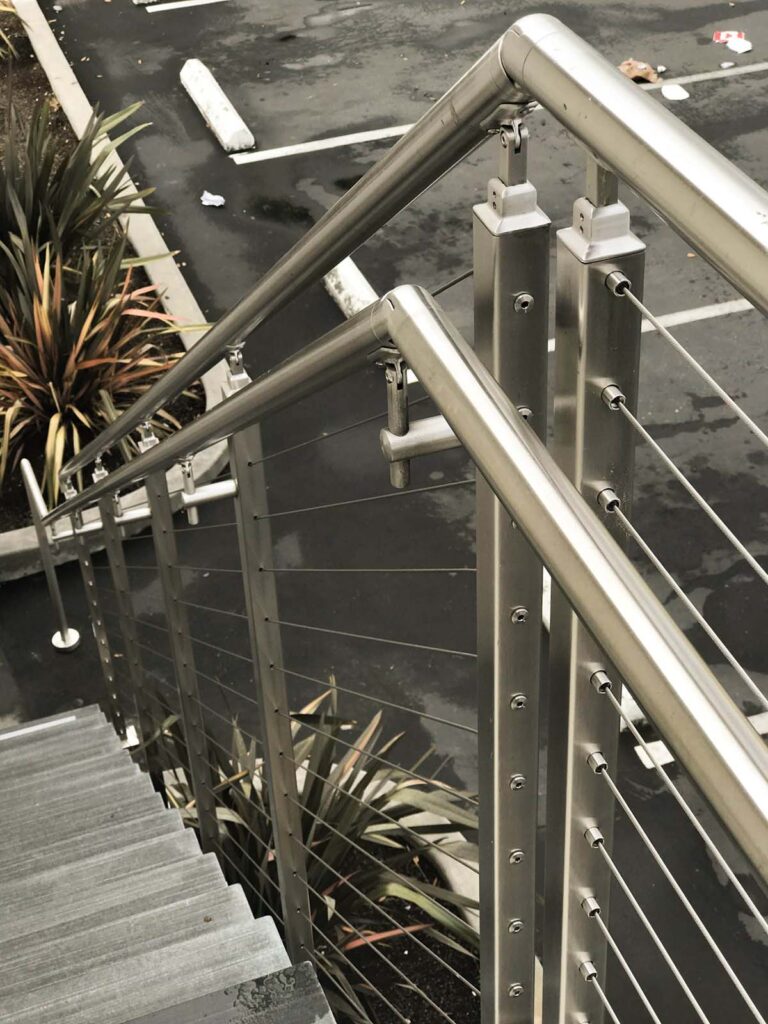 stainless steel railings or stairs installed by Ustairs