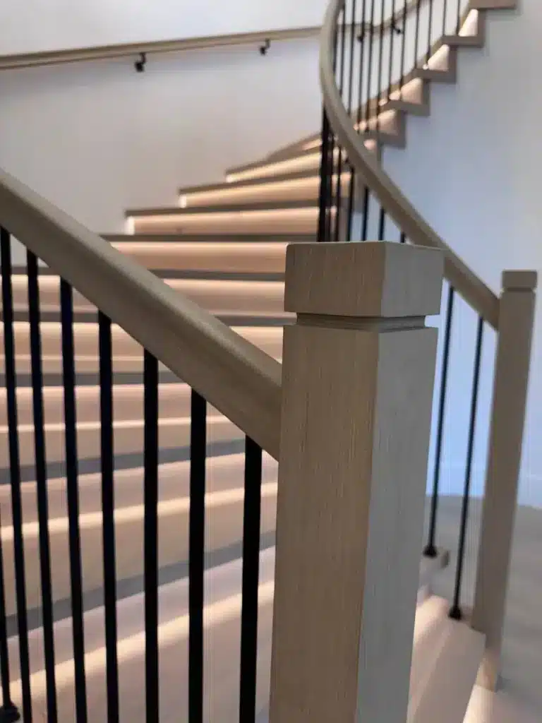 wood railing