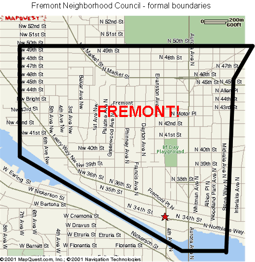 Fremont map