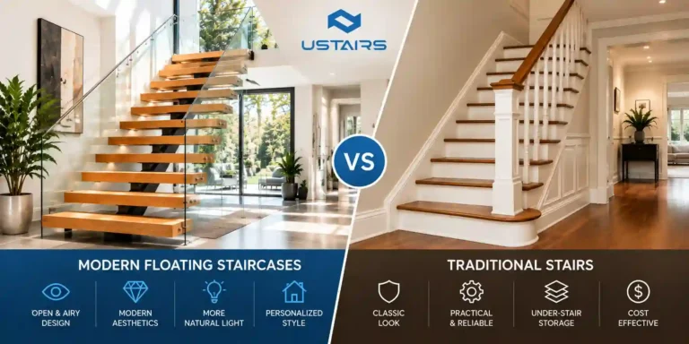 Modern Floating Staircases vs Traditional Stairs