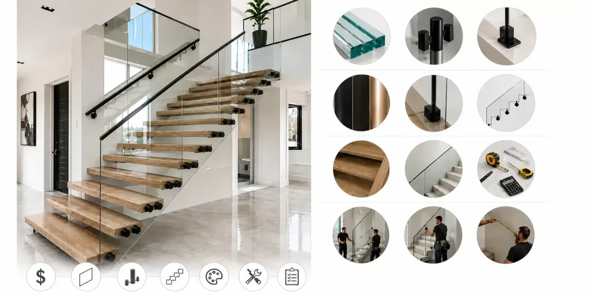 Glass Stair Railing Cost Factors